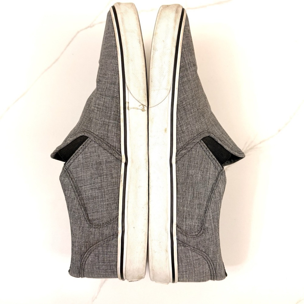 Vans Asher Deluxe Skate Shoes Mens 11.5 Gray Slip-On Comfort Textile - Picture 5 of 8